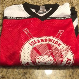 Black biscuit jersey